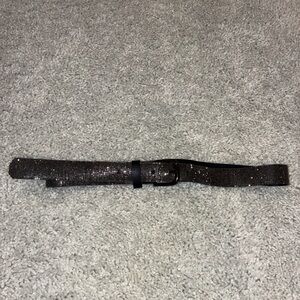 Garage Gray Rhinestone Belt NWOT